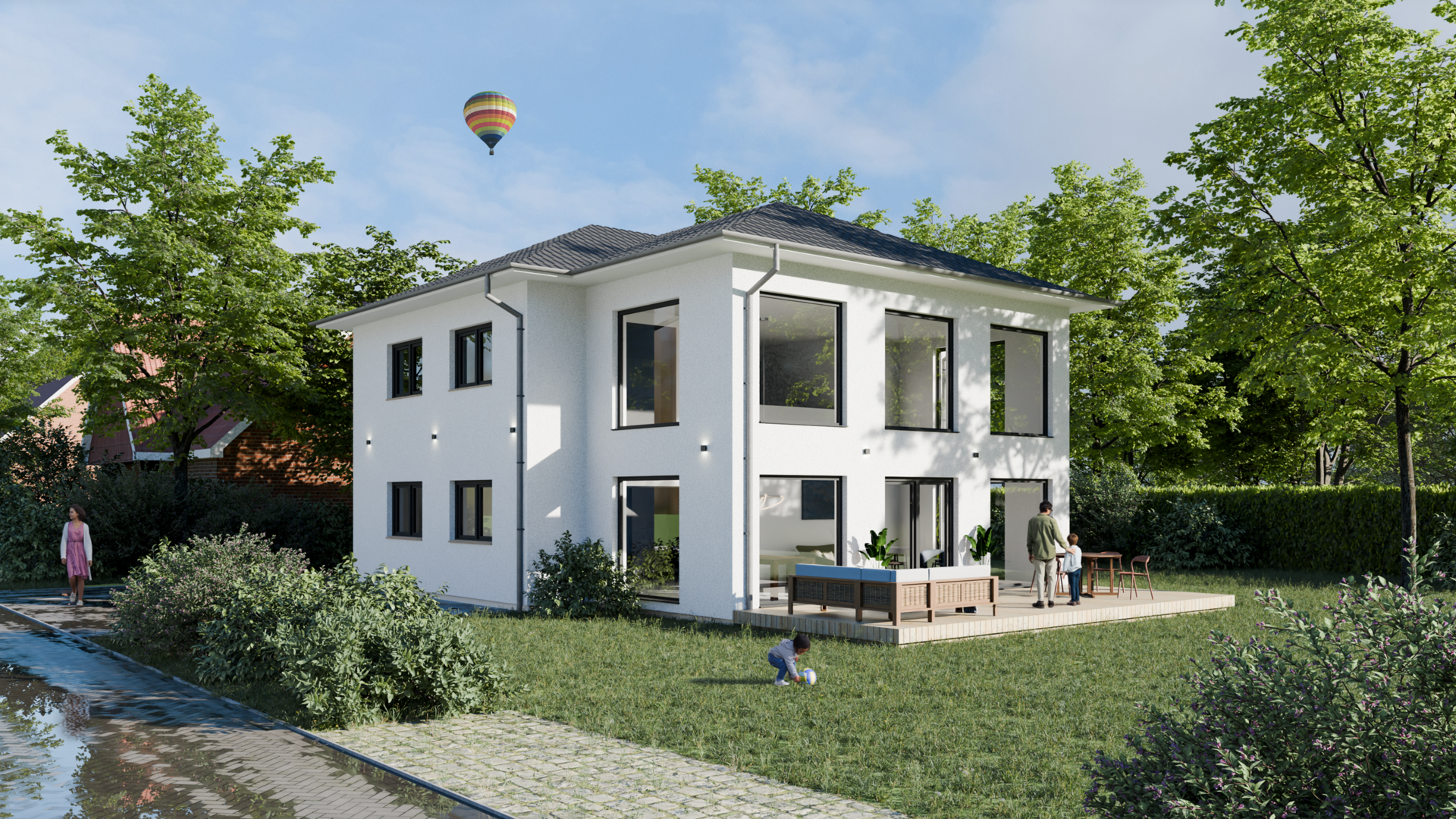 Lingen | Moderne Stadtvilla in nachhaltiger Holzbauweise